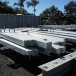 Galvanised structual beams